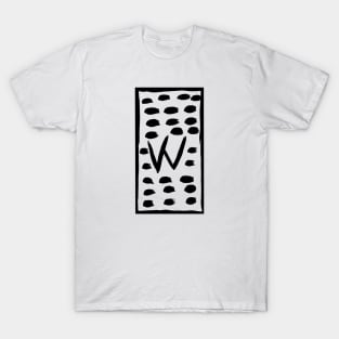 Letter W uppercase T-Shirt